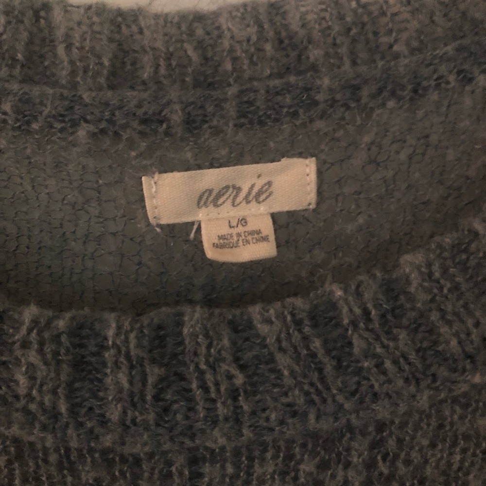 Aerie light blue sweater large